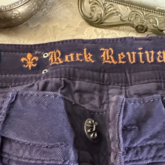 Rock Revival Women's Deep Purple Jeans - Picture 4 of 6